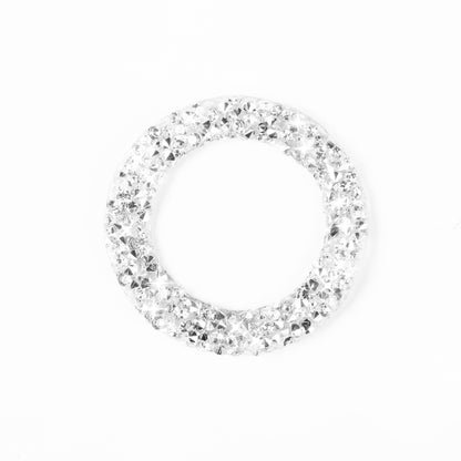 Car Ignition Switch Keyhole Diamond Decoration Sticker, Left Hand Drive, Ignition Switch Keyhole