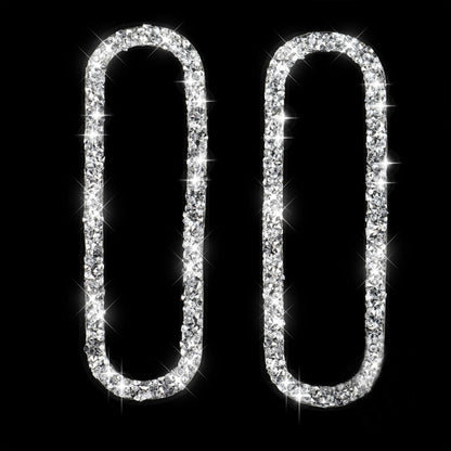 Car Left and Right Air Outlet Diamond Decoration Sticker, Left Hand Drive, Left and Right Air Outlet