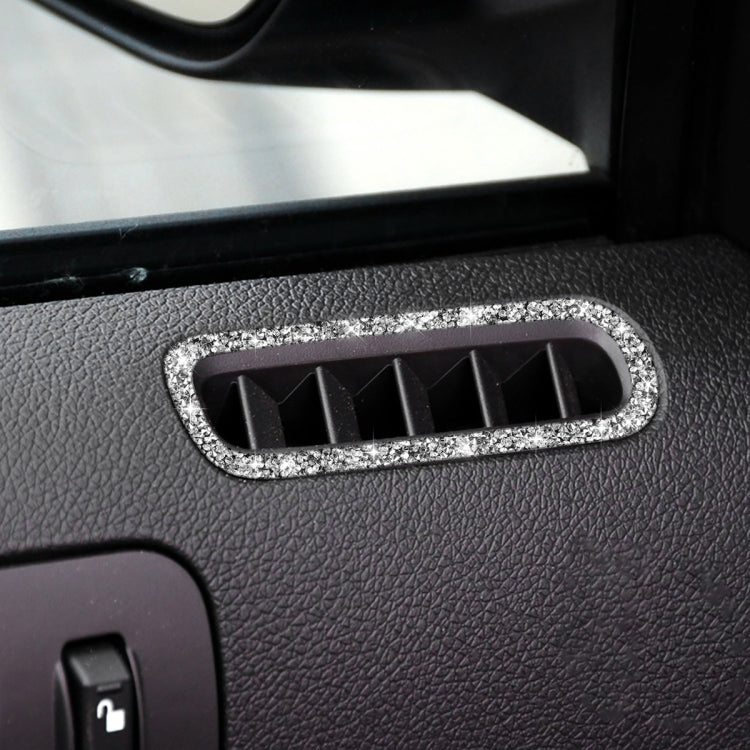 Car Left and Right Air Outlet Diamond Decoration Sticker, Left Hand Drive, Left and Right Air Outlet