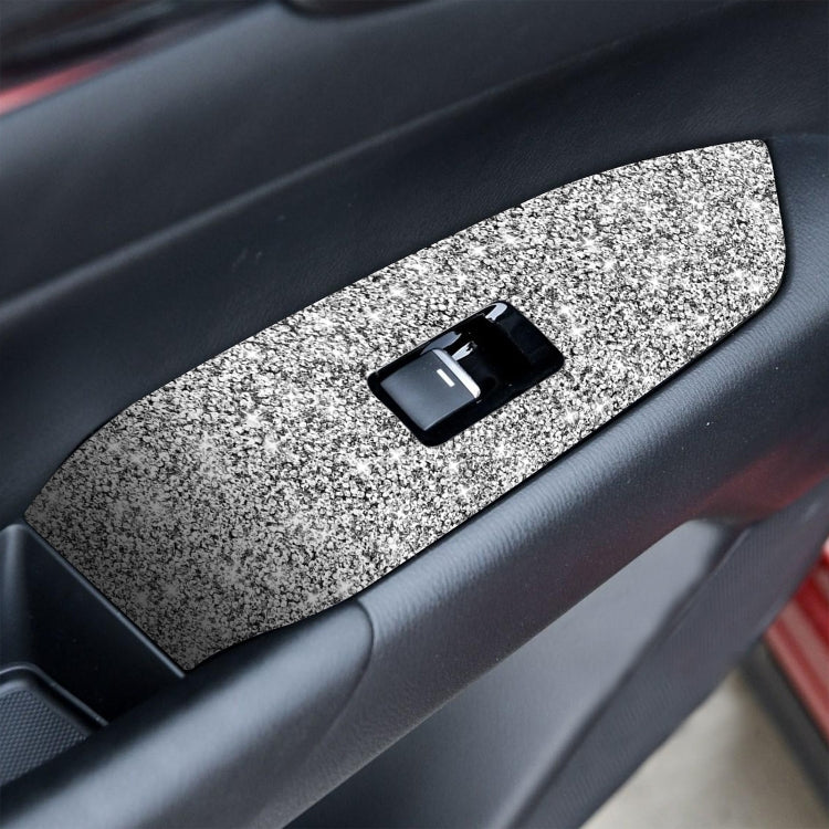For Mazda CX-5 2017-2018 Car Window Button Panel Diamond Decorative Sticker, Right Drive, Car Window Button Panel, Right Drive