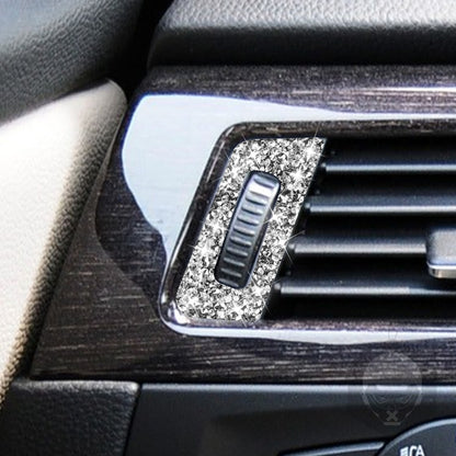 For BMW 3 Series E90 / E92 / E93 2005-2012 Basic Car Air Outlet Diamond Decorative Sticker, Basic Air Outlet
