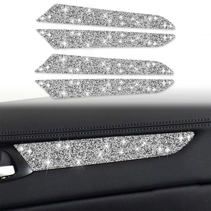 For Mazda CX-5 2017-2018 Car Door Panel Diamond Decorative Sticker,Left and Right Drive Universal, Car Door Panel