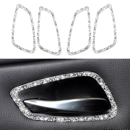 Car Door Handle Frame Diamond Decorative Sticker for BMW 3 Series E90 2005-2012, Modified 320i / 318i / 325i, Door Handle Frame