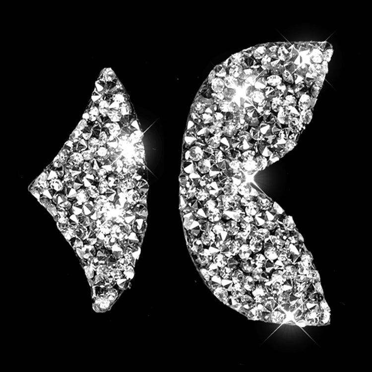 For Mazda Angksela/Atez/CX-5/CX-4 Car Steering Wheel Logo Diamond Decorative Sticker,Left and Right Drive Universal, Car Steering Wheel Logo