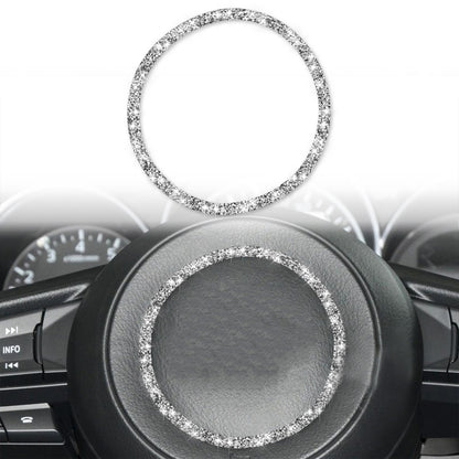 For Mazda CX-5/CX-4 Car Steering Wheel Diamond Decorative Sticker,Left and Right Drive Universal, Car Steering Wheel