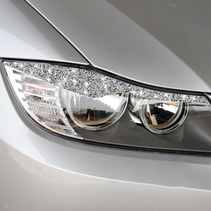 For BMW 3 Series E90 / 318i / 320i / 325i 2005-2008 Car Light Eyebrow Diamond Decorative Sticker, Car Light Eyebrow