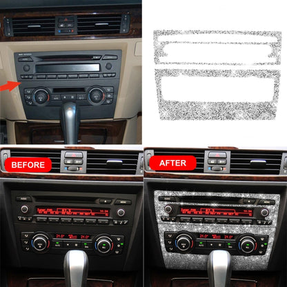 For BMW 3 Series E90 / E92 2005-2012 Car Aircondition CD Control Panel Basic Diamond Decorative Sticker, Aircondition Control Panel Basic B