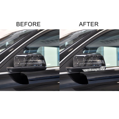 For Mercedes-Benz A/B/C/E Class Car Rearview Mirror Anti-collision Strip A Diamond Decorative Sticker, Left and Right Drive, Rearview Mirror Anti-collision Strip A