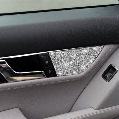 For Mercedes-Benz C-class W204 2007-2013 Car Seat Adjustment A Diamond Decorative Sticker, Right-hand Drive, Seat Adjustment A, Right-hand Drive