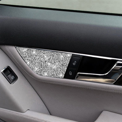 For Mercedes-Benz C-class W204 2007-2013 Car Seat Adjustment A Diamond Decorative Sticker, Left-hand Drive, Seat Adjustment A, Left-hand Drive