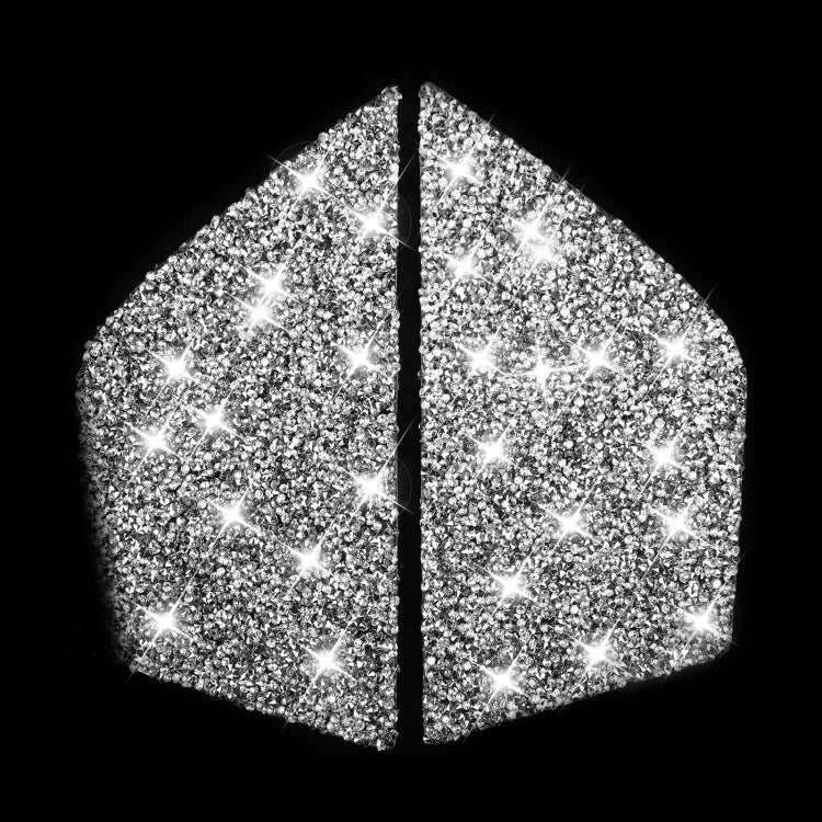 For Mercedes-Benz C-class W204 2007-2013 Car Seat Adjustment C Diamond Decorative Sticker, Left and Right Drive, Seat Adjustment C