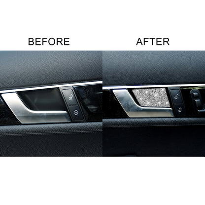 For Mercedes-Benz C-class W204 2007-2013 Car Inside Door Bowl Diamond Decorative Sticker, Left and Right Drive, Inside Door Bowl