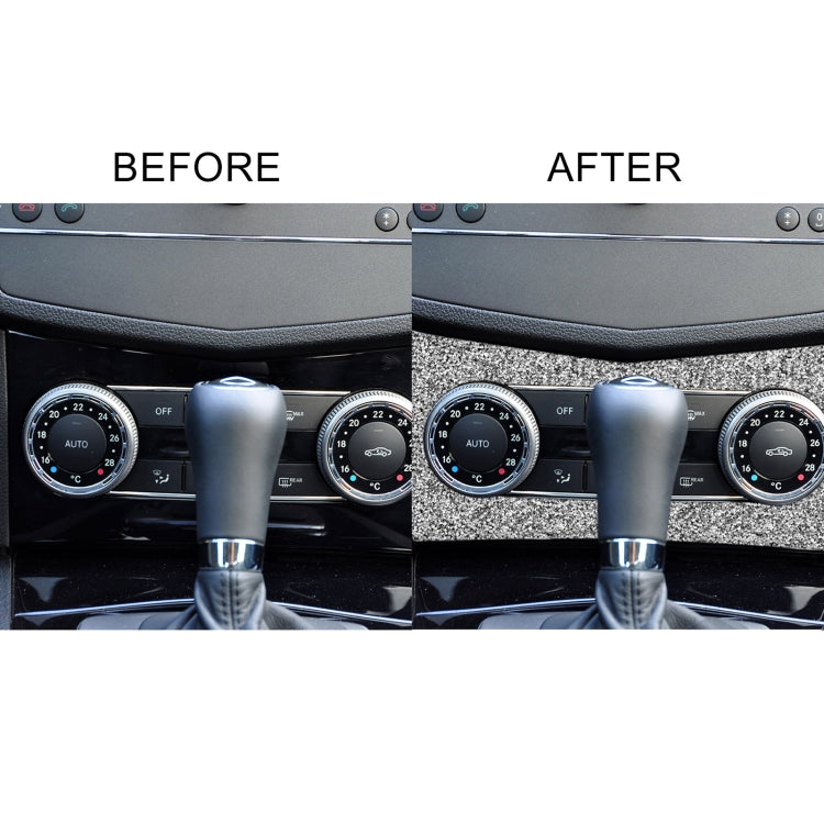 For Mercedes-Benz C-class W204 2007-2010 Car AC Panel D Diamond Decorative Sticker, Left and Right Drive, AC Panel D