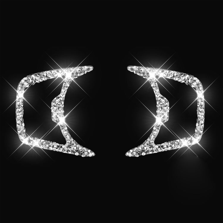 Car Headlight Diamond Decoration Sticker, Left and Right Drive, Headlight