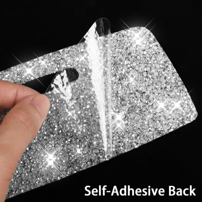 For Mercedes-Benz C-class W204 2007-2010 Car Steering Wheel Buttons Diamond Decorative Sticker, Left and Right Drive, Steering Wheel Buttons