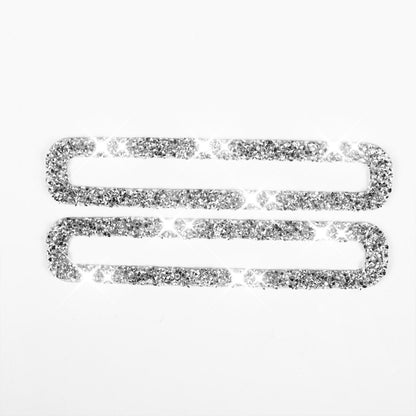 Car Door Air Outlet Diamond Decoration Sticker, Left and Right Drive, Door Air Outlet