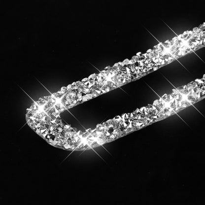 Car Door Air Outlet Diamond Decoration Sticker, Left and Right Drive, Door Air Outlet