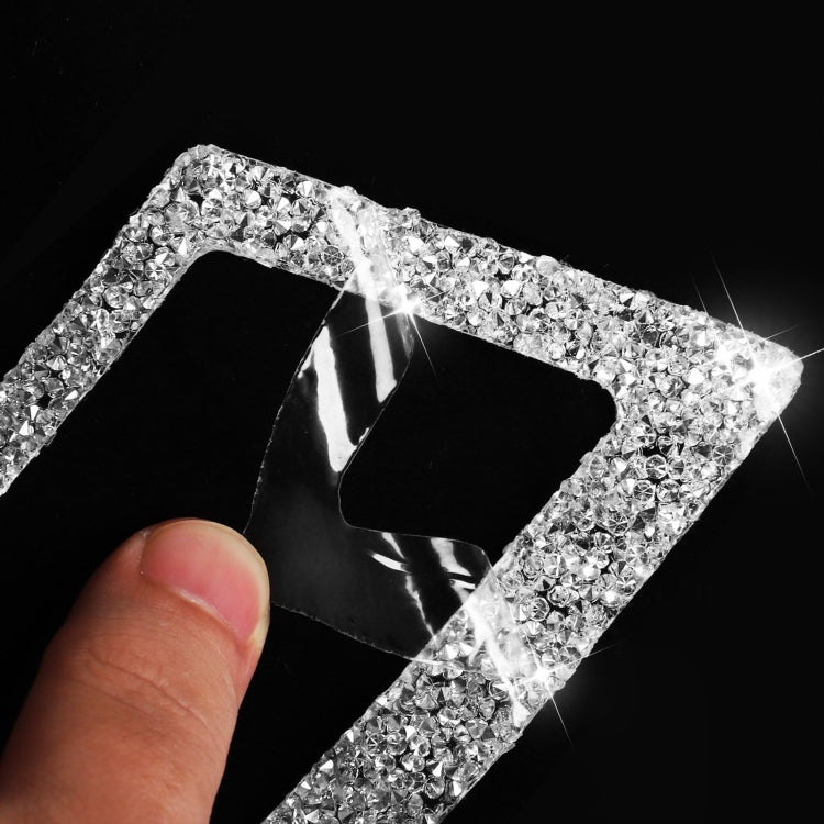 Car Door Air Outlet Diamond Decoration Sticker, Left and Right Drive, Door Air Outlet