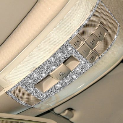 For Mercedes-Benz C-class W204 2007-2013 Car Reading Light Diamond Decorative Sticker, Left and Right Drive, Reading Light