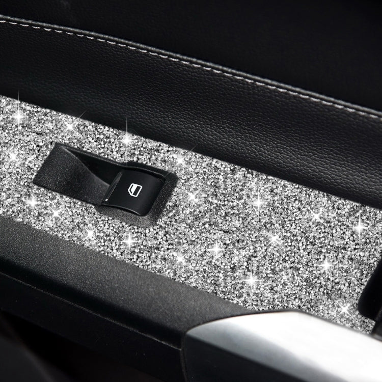 Car Door Lift Panel A Diamond Decoration Sticker, Left Drive, Door Lift Panel A, Left Drive