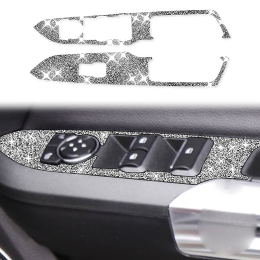 Car Door Lift Panel A Diamond Decoration Sticker, Right Drive, Door Lift Panel A, Right Drive