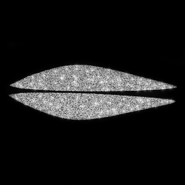 For Mercedes-Benz C-class W204 2008-2011 Car Light Eyebrow Diamond Decorative Sticker, Left and Right Drive, Light Eyebrow