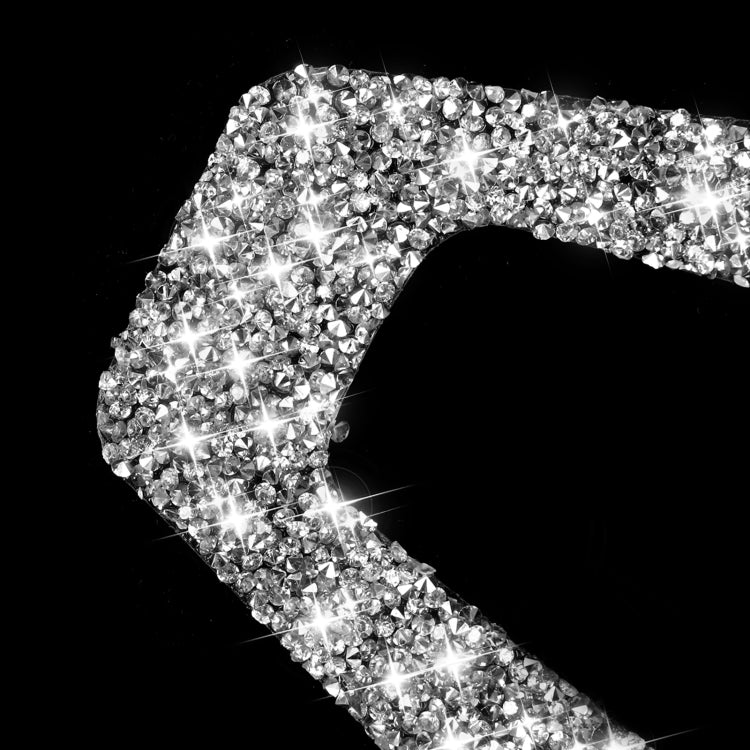 For Mercedes-Benz W204 Car Steering Wheel Diamond Decorative Sticker, Left and Right Drive, Steering Wheel