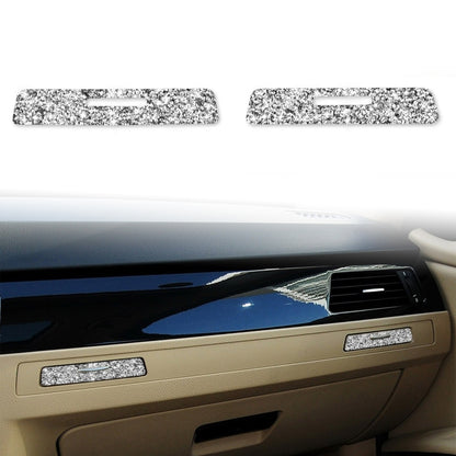 For BMW 3 Series E90 / E92 / E93 2005-2012 Car Passenger Side Center Control Hole Diamond Decorative Sticker, Passenger Side Center Control Hole