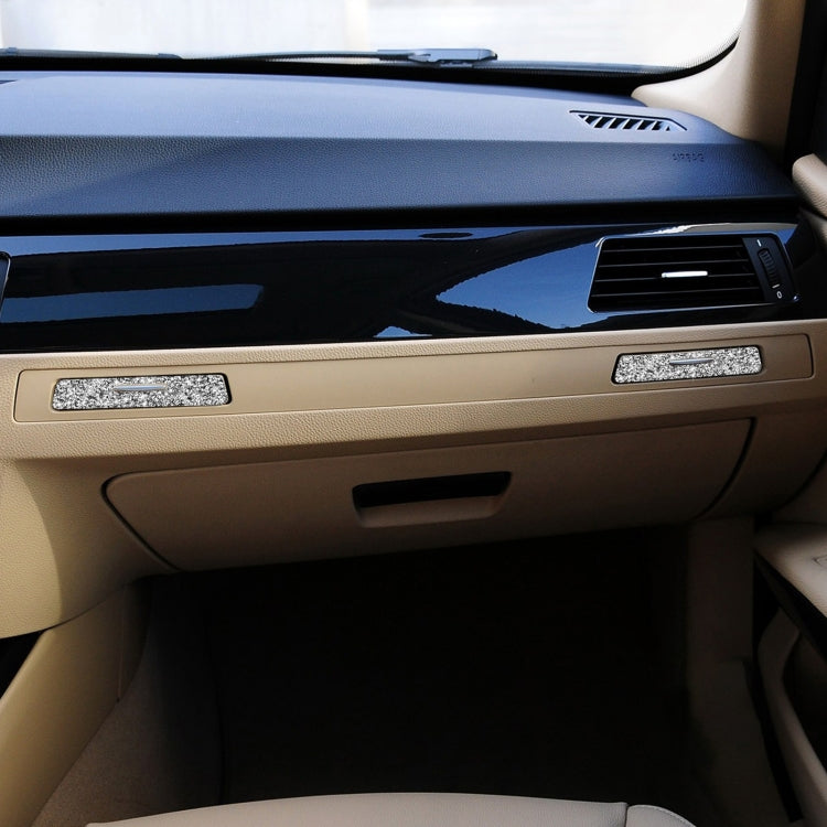 For BMW 3 Series E90 / E92 / E93 2005-2012 Car Passenger Side Center Control Hole Diamond Decorative Sticker, Passenger Side Center Control Hole