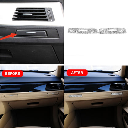 For BMW 3 Series E90 / E92 / E93 2005-2012 Car Passenger Side Center Control Hole Diamond Decorative Sticker, Passenger Side Center Control Hole