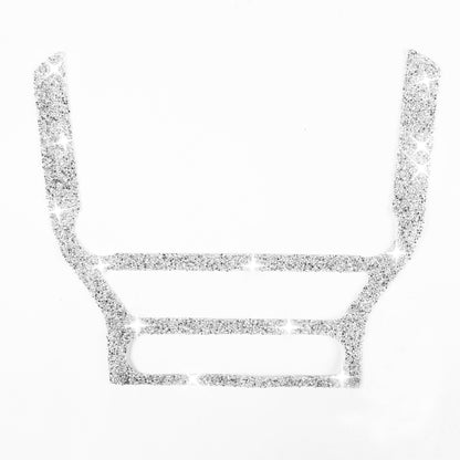 Car CD Panel Diamond Decoration Sticker, Left and Right Drive, CD Panel