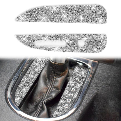 Car Gearshift Panel Diamond Decoration Sticker, Right Drive, Gearshift Panel, Right Drive