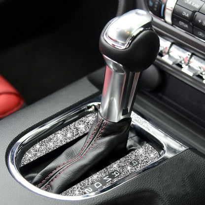 Car Gearshift Panel Diamond Decoration Sticker, Right Drive, Gearshift Panel, Right Drive
