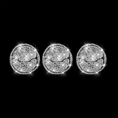9 in 1 Car Air Outlet Diamond Decoration Sticker, Left and Right Drive, 9pcs Air Outlet