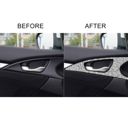 For Honda Civic 2016-2019 Car Inside Door Bowl Diamond Decorative Sticker, Left and Right Drive, Inside Door Bowl