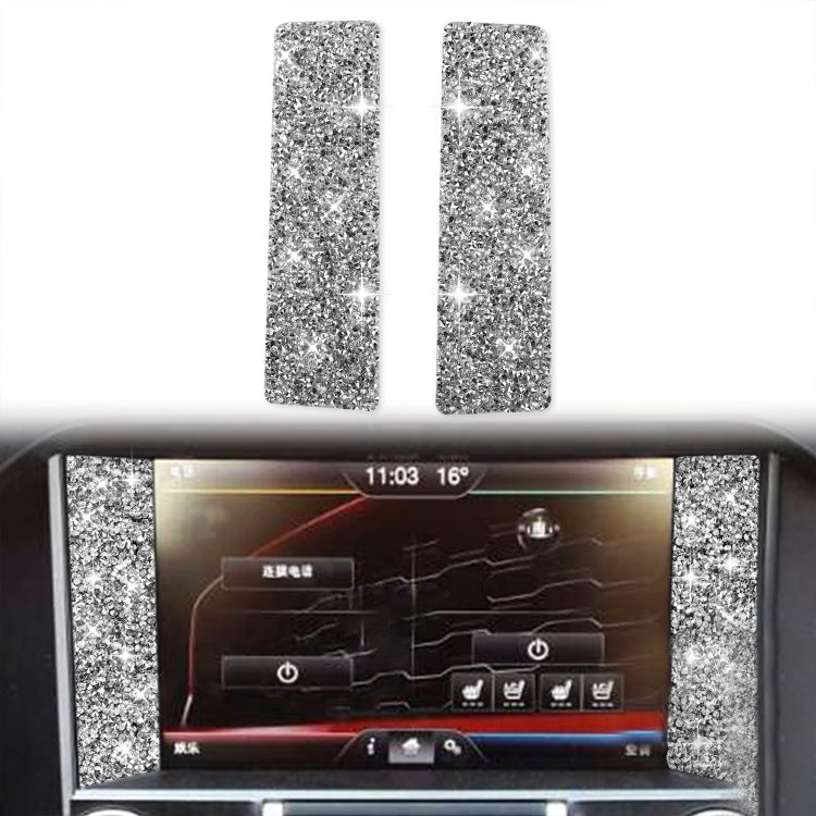 Car Central Control Diamond Decoration Sticker, Left and Right Drive, Central Control