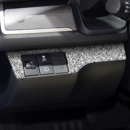 For Honda Civic 2016-2019 Car Headlight Switch Panel Diamond Decorative Sticker, Left-hand Drive, Headlight Switch Panel, Left-hand Drive