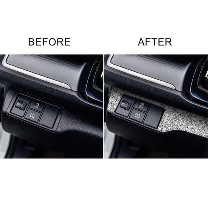 For Honda Civic 2016-2019 Car Headlight Switch Panel Diamond Decorative Sticker, Left-hand Drive, Headlight Switch Panel, Left-hand Drive