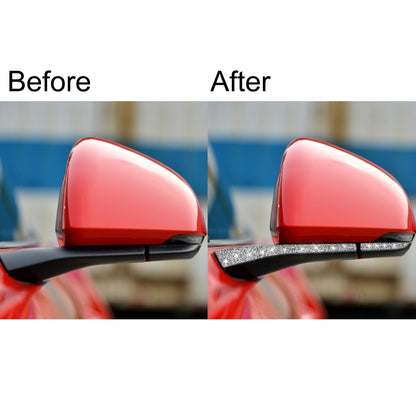 4pcs Car Rearview Mirror Diamond Decoration Sticker, Left and Right Drive, Rearview Mirror