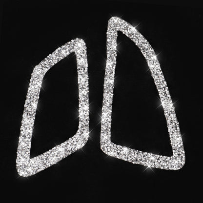 For Honda Civic 2016-2019 Car Instrument Air Outlets Diamond Decorative Sticker, Left-hand Drive, Instrument Air Outlets, Left-hand Drive