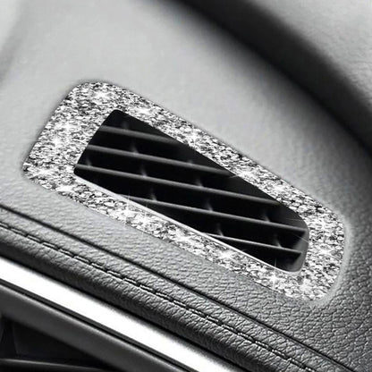 For Honda Civic 2016-2019 Car Instrument Air Outlets Diamond Decorative Sticker, Left-hand Drive, Instrument Air Outlets, Left-hand Drive