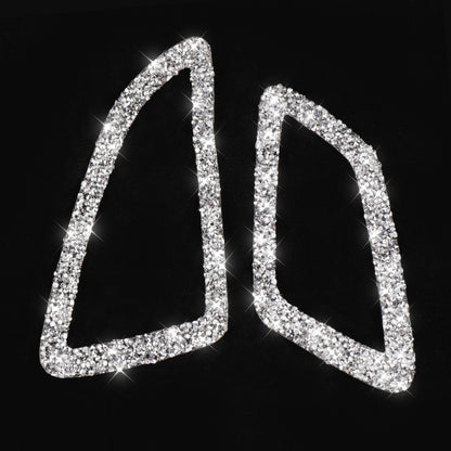 For Honda Civic 2016-2019 Car Instrument Air Outlets Diamond Decorative Sticker, Right-hand Drive, Instrument Air Outlets, Right-hand Drive