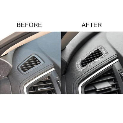 For Honda Civic 2016-2019 Car Instrument Air Outlets Diamond Decorative Sticker, Right-hand Drive, Instrument Air Outlets, Right-hand Drive