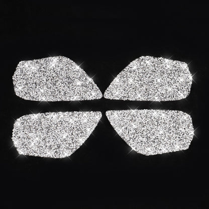 For Honda Civic 2016-2019 Car Inside Door Bowl Diamond Decorative Sticker, Left and Right Drive, Door Bowl