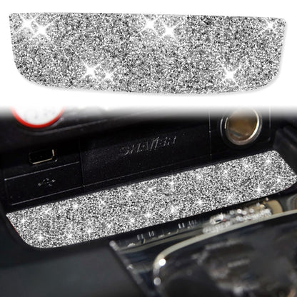 Car Water Cup Holder Upper Diamond Decoration Sticker, Left and Right Drive, Water Cup Holder Upper