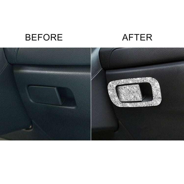 For Honda Civic 2016-2019 Car Storage Switch Diamond Decorative Sticker, Left-hand Drive, Storage Switch, Left-hand Drive
