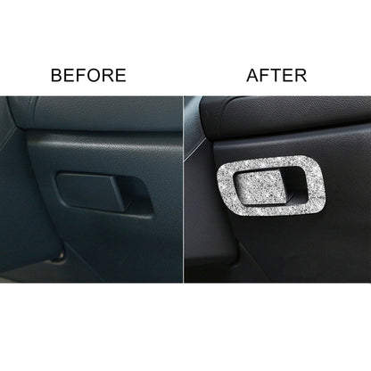 For Honda Civic 2016-2019 Car Storage Switch Diamond Decorative Sticker, Left-hand Drive, Storage Switch, Left-hand Drive