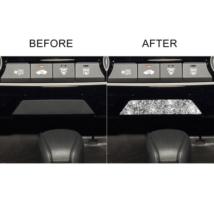 For Honda Civic 2016-2019 Car Storage Compartment Diamond Decorative Sticker, Left and Right Drive, Storage Compartment