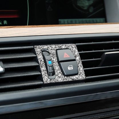 For BMW F10 5 Series 2011-2017 Car Air Outlets Diamond Decorative Sticker, Left and Right Drive, Air Outlets