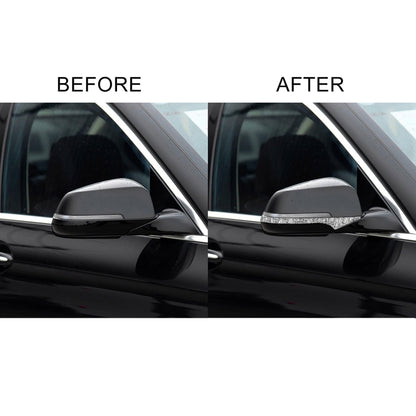 For BMW F10 5 Series 2011-2017 Car Rearview Mirror Anti-collision Diamond Decorative Sticker, Left and Right Drive, Rearview Mirror Anti-collision